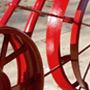 red bike rack